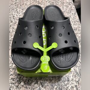 Crocs platform slide
